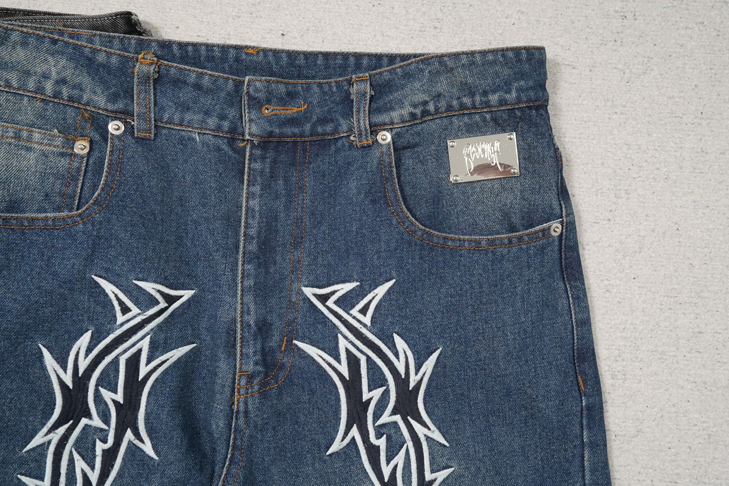 Revenge Thorn Denim Pants - Image 10