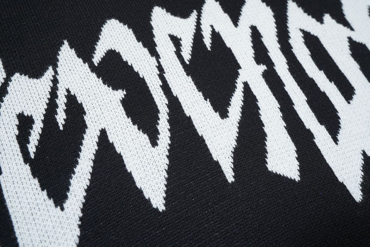 Revenge Knit Logo Crewneck Sweater - Image 14