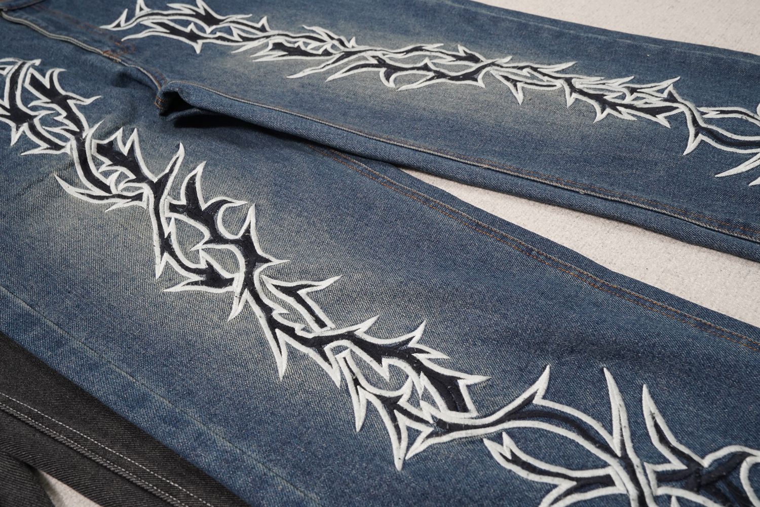 Revenge Thorn Denim Pants - Image 12