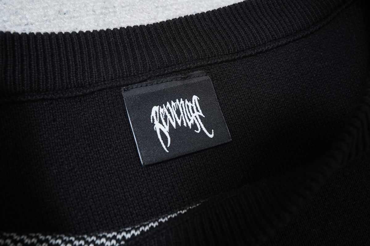 Revenge Knit Logo Crewneck Sweater - Image 9