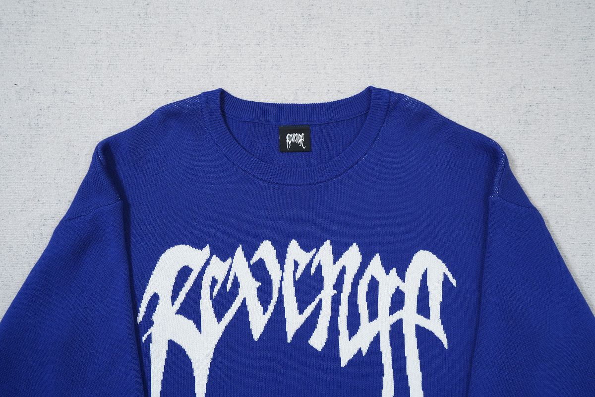 Revenge Knit Logo Crewneck Sweater - Image 2