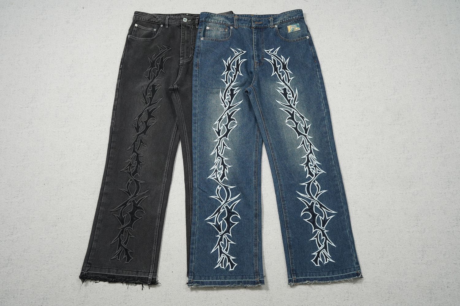 Revenge Thorn Denim Pants - Image 7