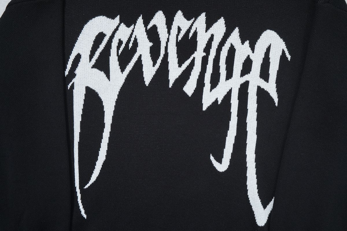 Revenge Knit Logo Crewneck Sweater - Image 8