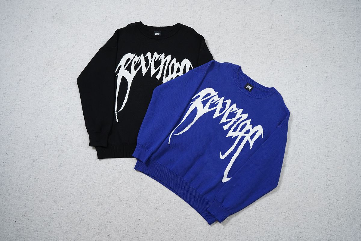Revenge Knit Logo Crewneck Sweater - Image 12