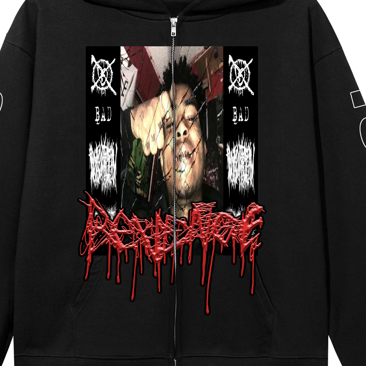 Revenge X Shattered Zip Hoodie - Image 2