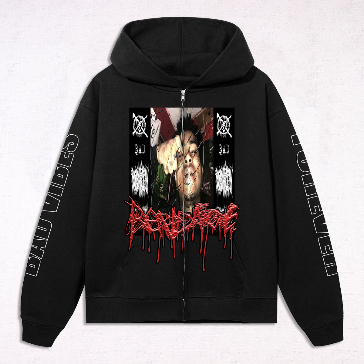 Revenge X Shattered Zip Hoodie