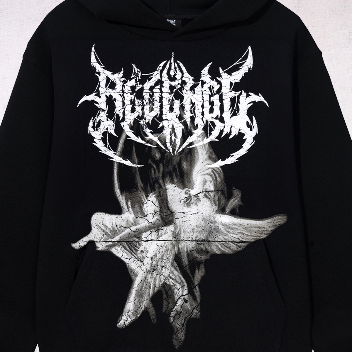 Revenge Web Fallen Angel Hoodie - Image 2